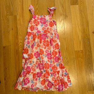 Girls Tropical Floral Dress